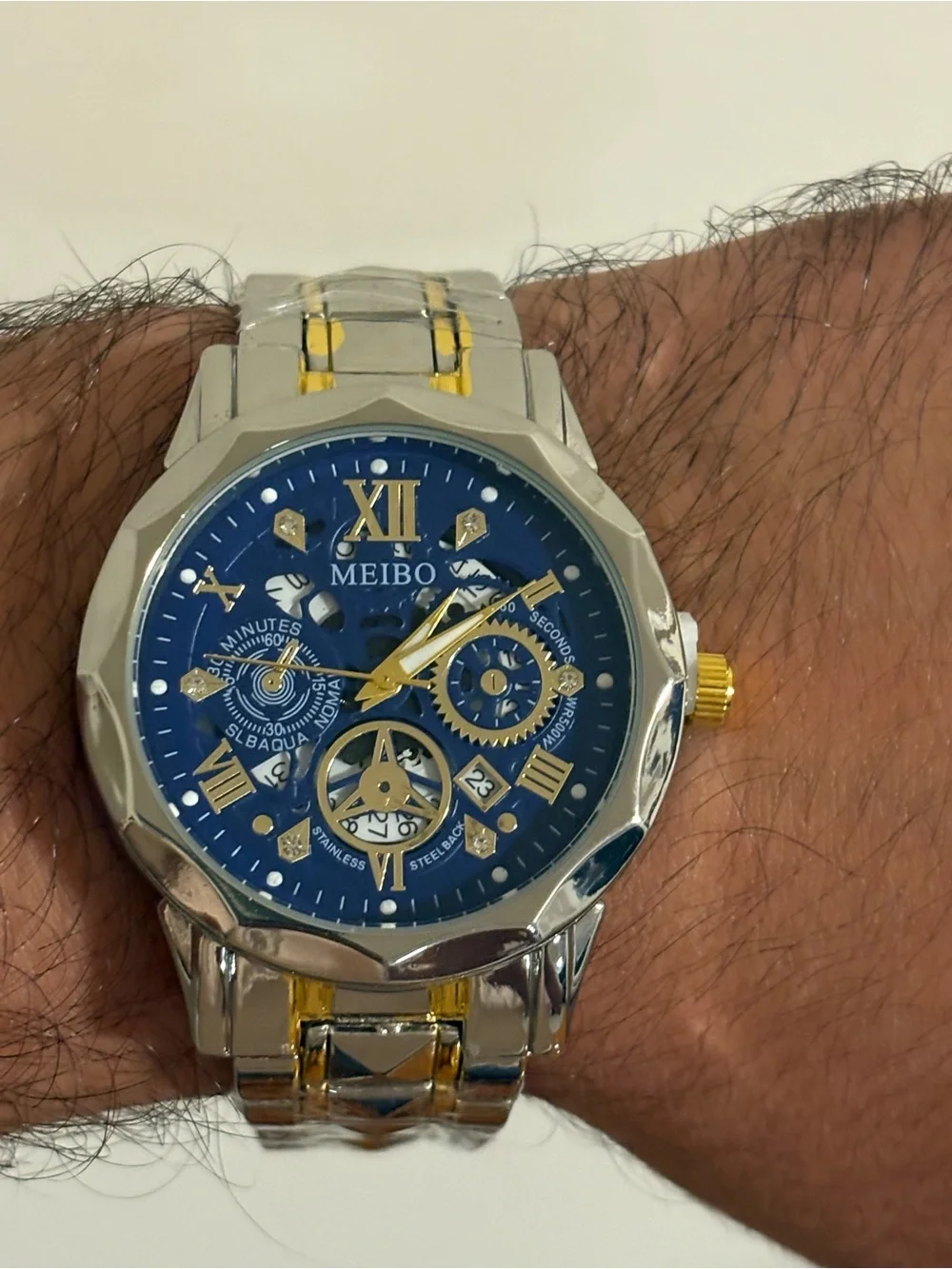 Men’s Blue Dial Two-Tone Bracelet